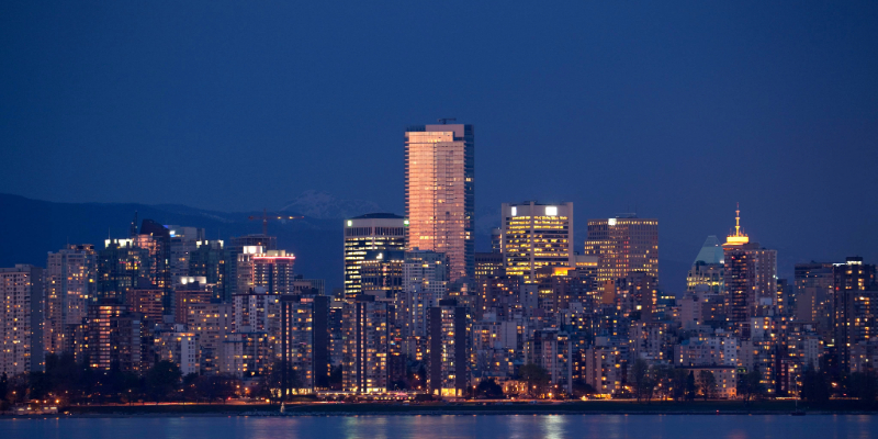 Vancouver Skyline at Dusk